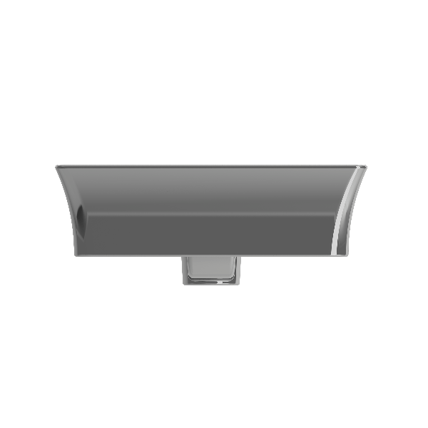 BOCCHI 1479-XXX-0126 Sottile 23.5 Inch 1-Hole Rectangle Vessel Fireclay Faucet D