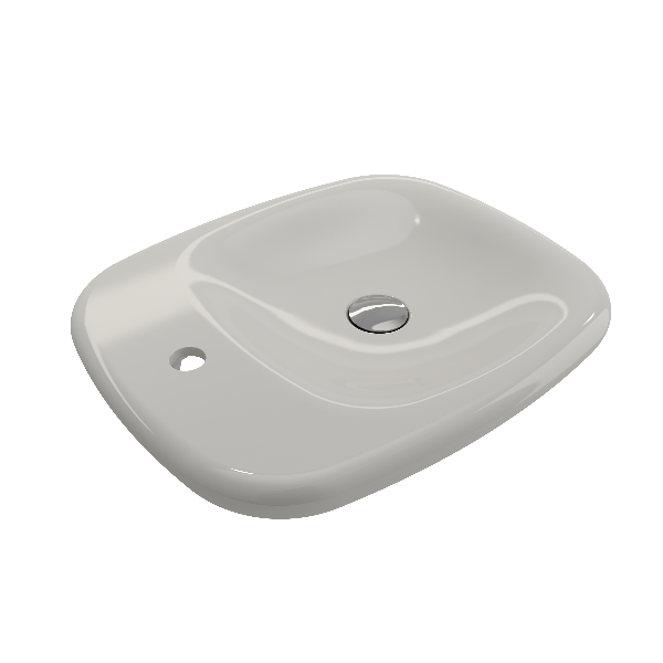 BOCCHI 1489-XXX-0126 Fenice 21.75 Inch 1-Hole Vessel Fireclay