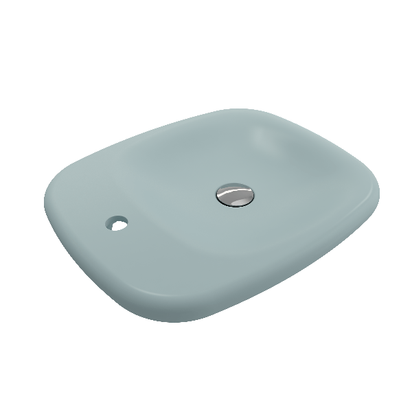 BOCCHI 1489-XXX-0126 Fenice 21.75 Inch 1-Hole Vessel Fireclay