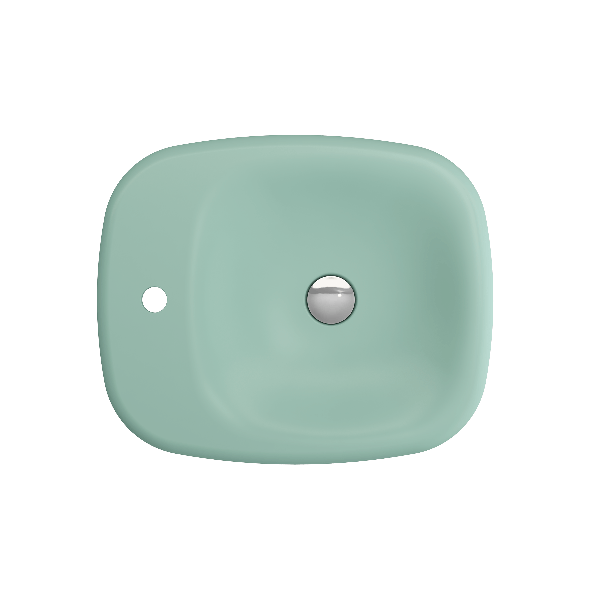 BOCCHI 1489-XXX-0126 Fenice 21.75 Inch 1-Hole Vessel Fireclay