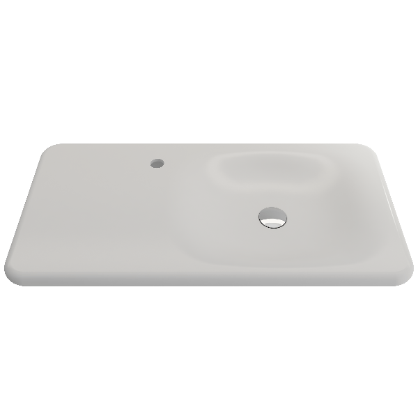 BOCCHI 1490-XXX-0126 Fenice 35.5 Inch 1-Hole Wall-Mounted Sink Fireclay