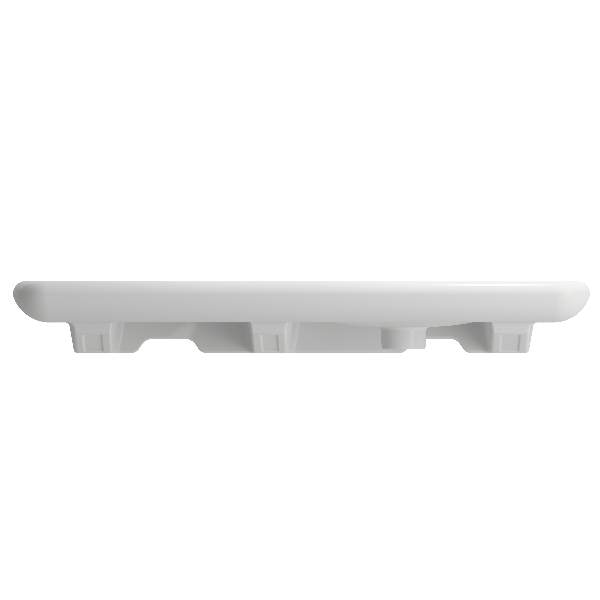 BOCCHI 1490-XXX-0126 Fenice 35.5 Inch 1-Hole Wall-Mounted Sink Fireclay