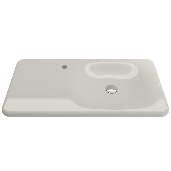 BOCCHI 1490-XXX-0126 Fenice 35.5 Inch 1-Hole Wall-Mounted Sink Fireclay