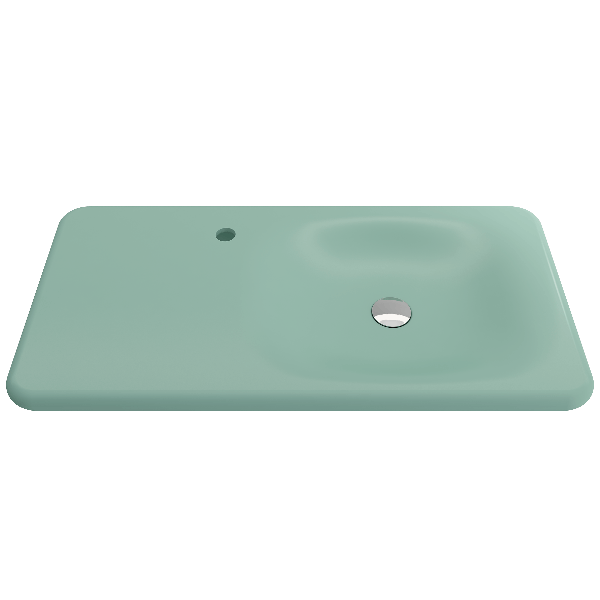 BOCCHI 1490-XXX-0126 Fenice 35.5 Inch 1-Hole Wall-Mounted Sink Fireclay