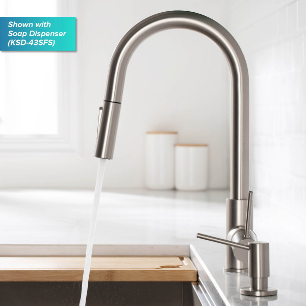 Kraus KPF-3104CH Contemporary Pull-Down Single Handle Kitchen Faucet Chrome