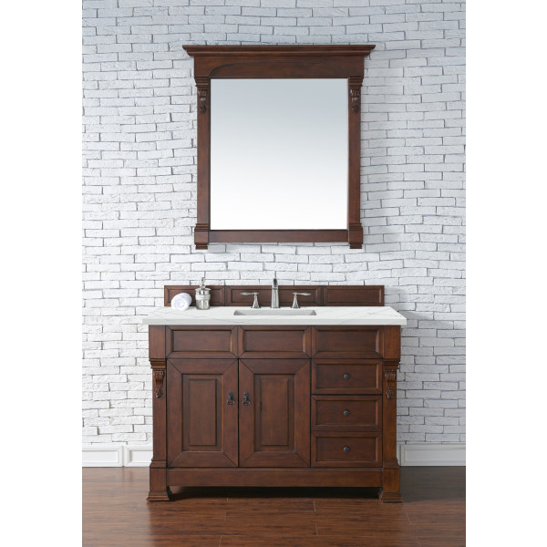 James Martin 147-114-52-3ENC Brookfield 48" Single Vanity + Quartz Top