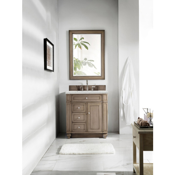 James Martin 157-V30-WW-3CSP 30" Single Vanity With Quartz Top