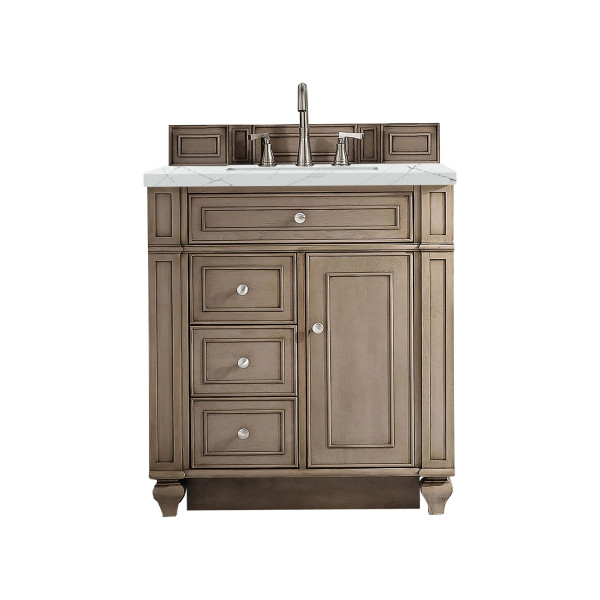 James Martin 157-V30-WW-3CSP 30" Single Vanity With Quartz Top