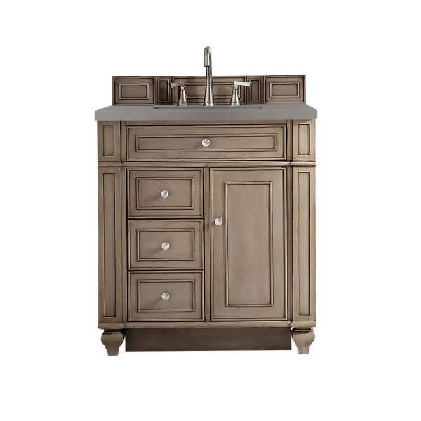 James Martin 157-V30-WW-3CSP 30" Single Vanity With Quartz Top