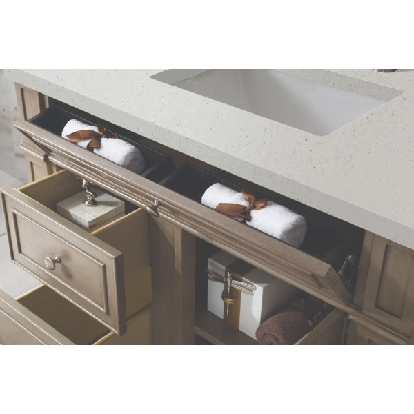 James Martin 157-V36-WW-3LDL Whitewash Walnut Vanity Lime Delight Quartz Top