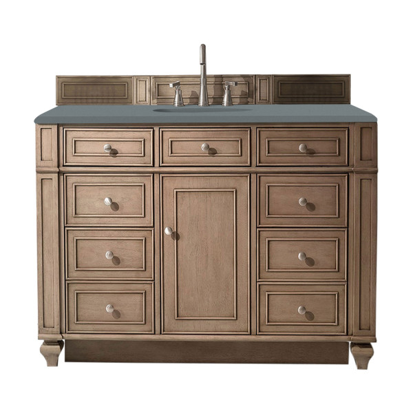 James Martin 157-V48-3CBL Bristol 48" Single Vanity/ 3 CM Cala Blue Quartz Top