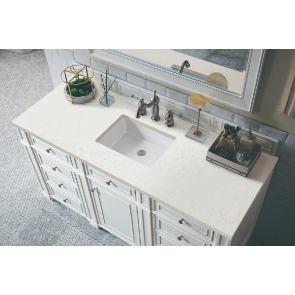 James Martin 157-V60S-BW-3LDL Bright White Vanity Lime Delight Quartz Top