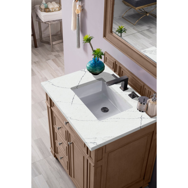 James Martin 157-V30-3ENC Bristol 30" Single Vanity/ 3 CM Quartz Top