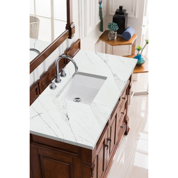 James Martin 147-114-52-3ENC Brookfield 48" Single Vanity + Quartz Top