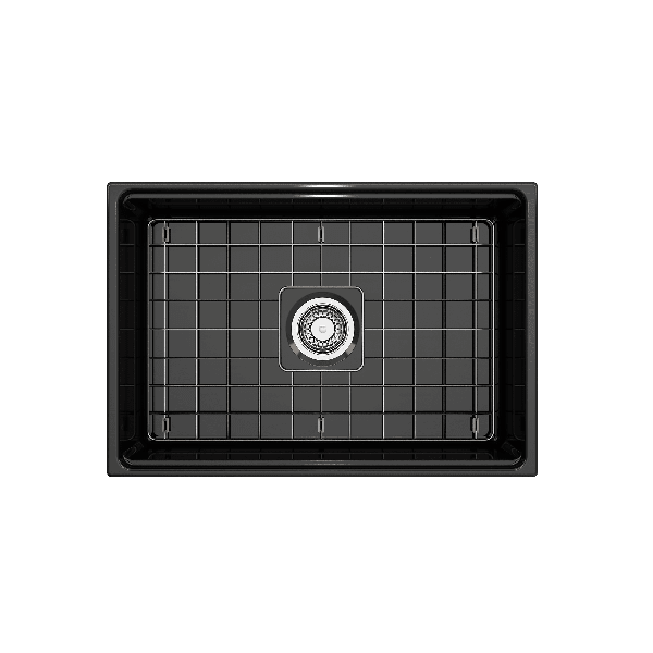 BOCCHI 1628-XXX-0120 Contempo Apron Front Fireclay 27" Single Kitchen Sink