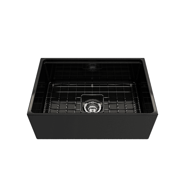 BOCCHI 1628-XXX-0120 Contempo Apron Front Fireclay 27" Single Kitchen Sink