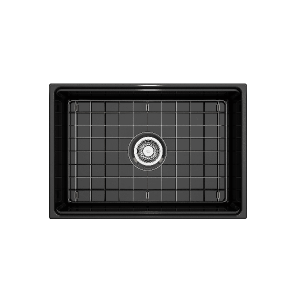 BOCCHI 1628-XXX-0120 Contempo Apron Front Fireclay 27" Single Kitchen Sink