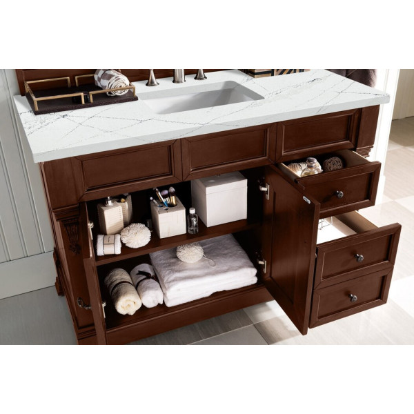 James Martin 147-114-52-3ENC Brookfield 48" Single Vanity + Quartz Top