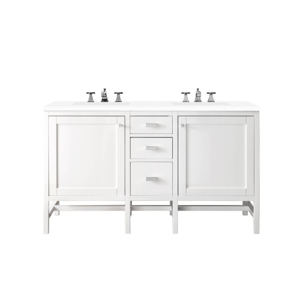 James Martin 825-V30-3WZ Single Vanity w/ White Zeus Quartz Top