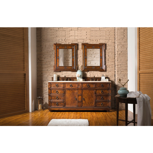 James Martin 202-V71-ENB-GB Regent 72 Inch Double Vanity In English Burl