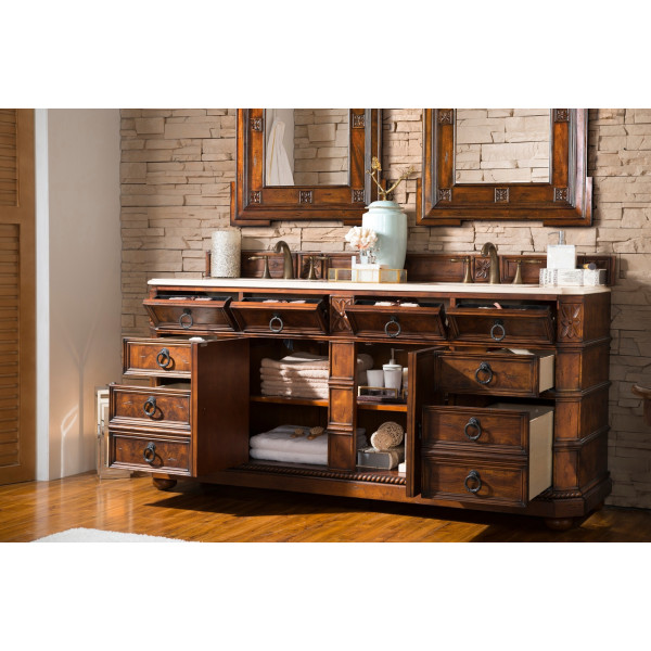 James Martin 202-V71-ENB-GB Regent 72 Inch Double Vanity In English Burl