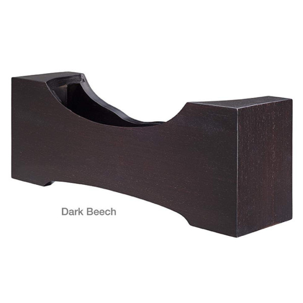 Cheviot 2143-WW-7 Somerset Cast Iron Tub with Wooden Base - White Exterior