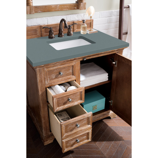 James Martin 238-105-5511-3 Providence 36" Single Vanity with 3 CM Top