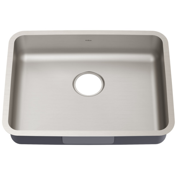 Kraus KA1AS25B Dex 25” Undermount 16 Gauge Stainless  Single ADA Kitchen Sink