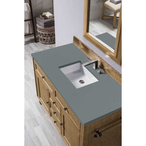 James Martin 300-V48-DRP-3 48 Inch Driftwood Patina Single Vanity with Top