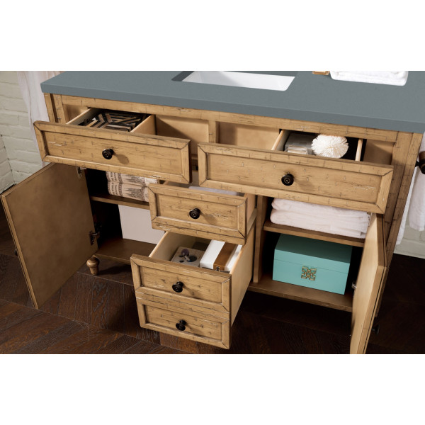 James Martin 300-V48-DRP-3 48 Inch Driftwood Patina Single Vanity with Top