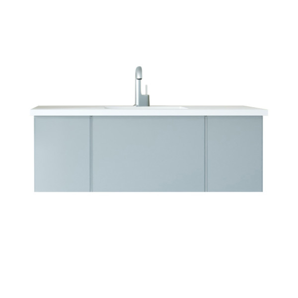 Laviva 313VTR-48-MW Vitri 48" Vanity + VIVA Stone Matte White Solid Surface Top