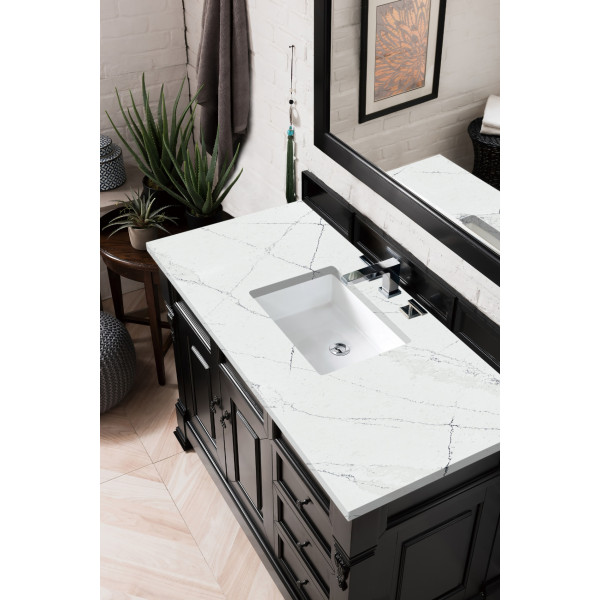 James Martin 147-114-52-3ENC Brookfield 48" Single Vanity + Quartz Top