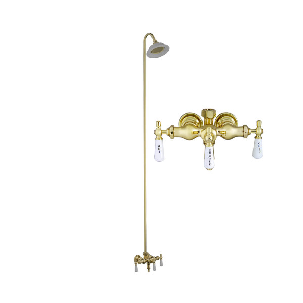 Barclay 4011-PL Tub Filler with Diverter and Shower Head for Acrylic Tubs