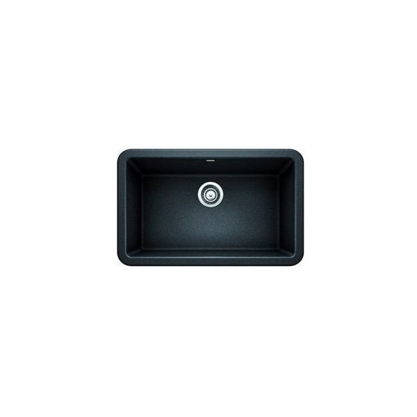Blanco 40173 Ikon Rectangular Single Bowl Apron Front Silgranit Kitchen Sink
