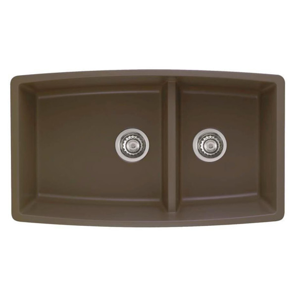 Blanco 441PFM-MED Performa™ Medium Undermount Double Bowl Granite Kitchen Sink