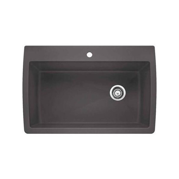 Blanco 44DMD4 Diamond Super Single Bowl SILGRANIT Drop In Kitchen Sink