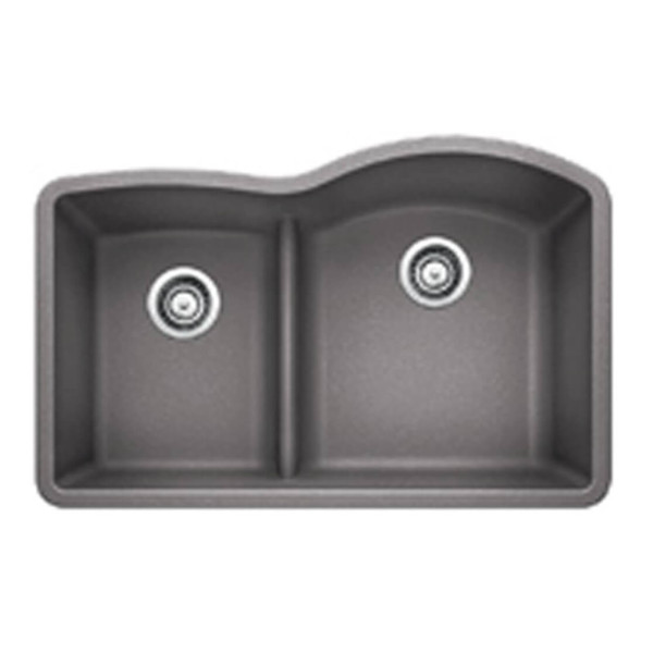 Blanco 441DMD-RVS Diamond 1 3/4 Low Divide Undermount Reverse Kitchen Sink