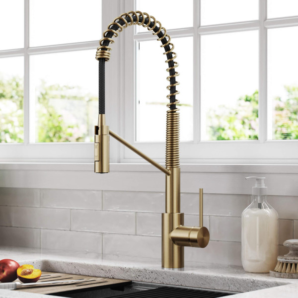 Kraus KPF-2631 Oletto™ Single Handle Pull Down Commercial Kitchen Faucet