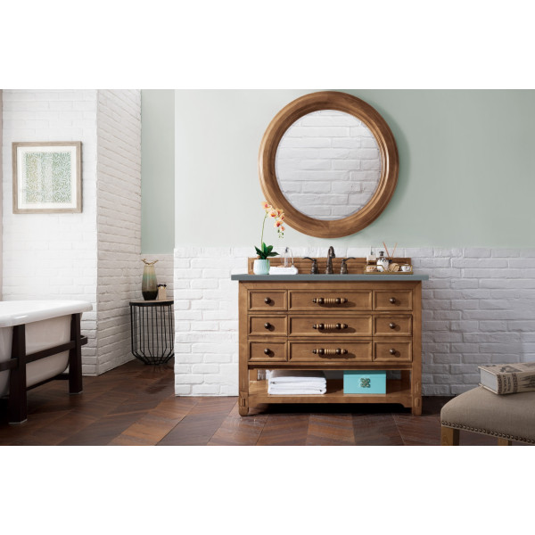 James Martin 500-V48-HON-3 Malibu 48" Honey Alder Single Vanity with 3 CM Top