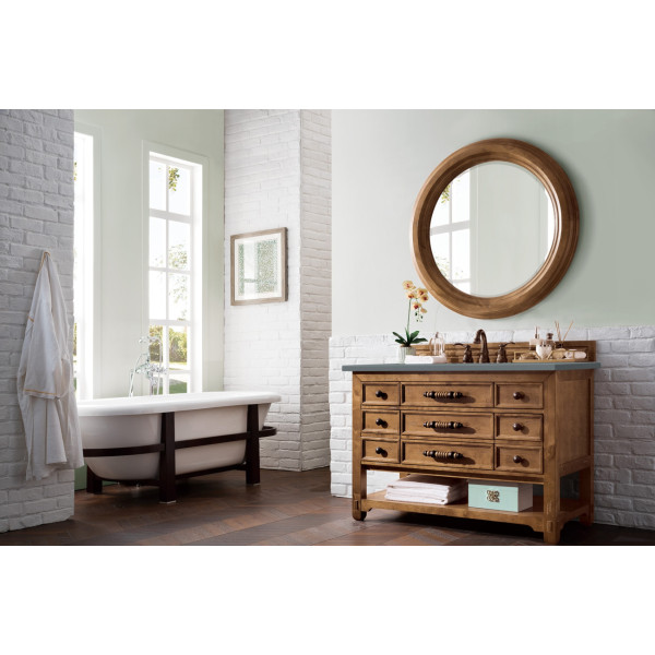 James Martin 500-V48-HON-3 Malibu 48" Honey Alder Single Vanity with 3 CM Top
