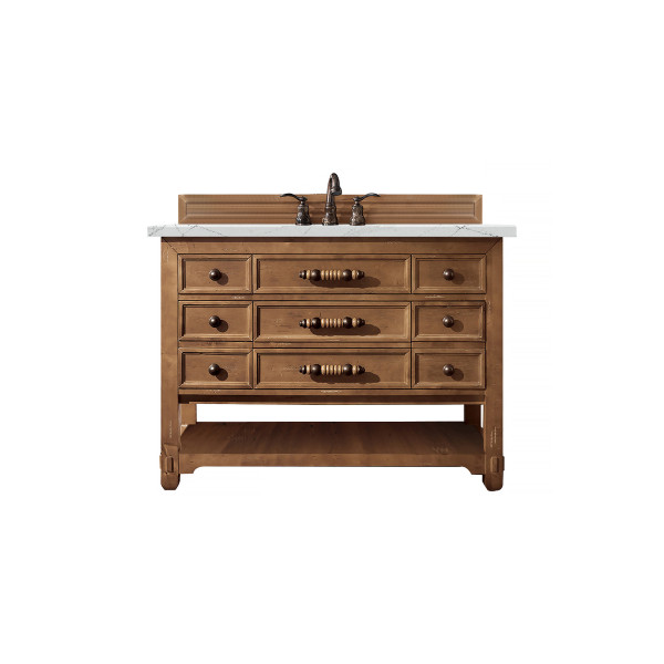 James Martin 500-V48-HON-3 Malibu 48" Honey Alder Single Vanity with 3 CM Top