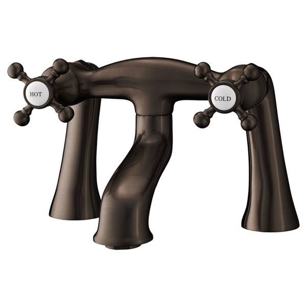 Cheviot 5140 Cross Handles Bathtub Filler for Rim Mount Application