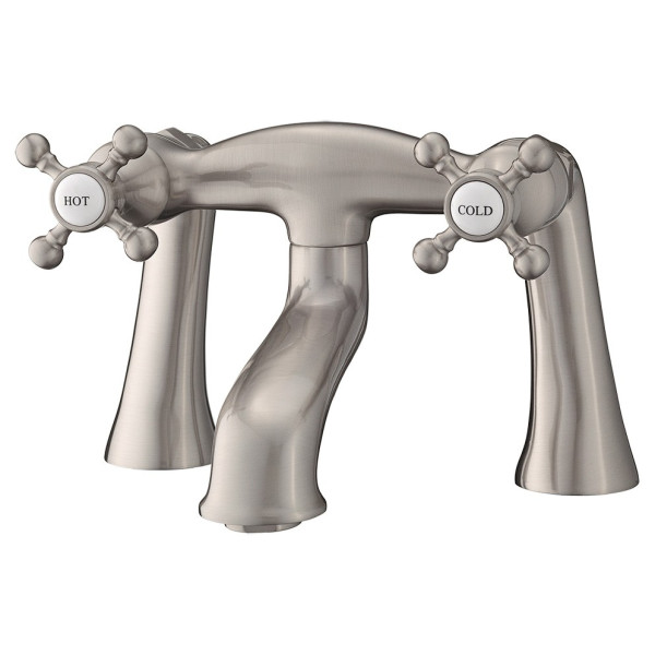 Cheviot 5140 Cross Handles Bathtub Filler for Rim Mount Application