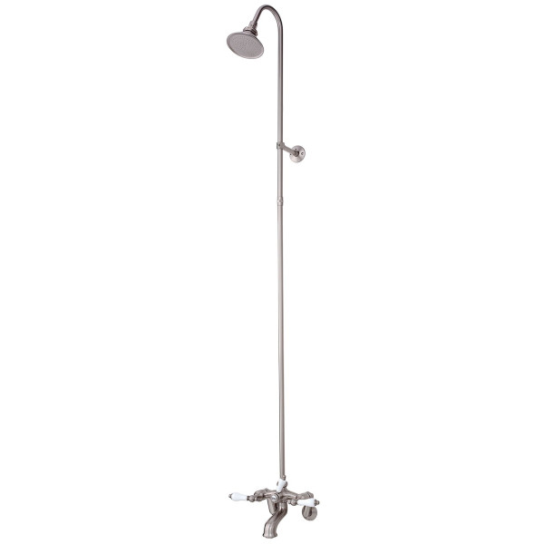 Cheviot 5158-..-LEV Lever Handles Tub Filler & Overhead Shower Combination
