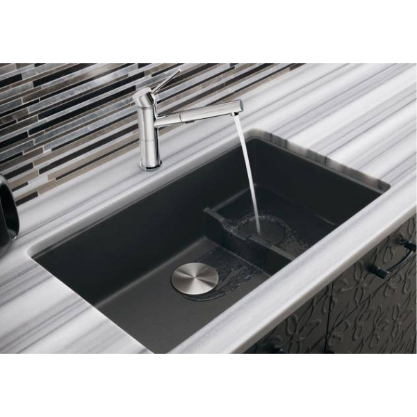 Blanco 51945 Precis Cascade Granite Single Bowl Undermount Kitchen Sink