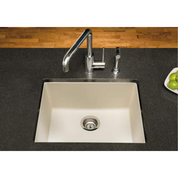 Blanco 51PCS-LRG Precis Granite Large Single Bowl Undermount Kitchen Sink