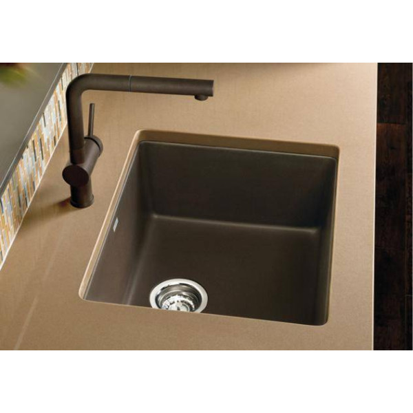 Blanco 51PCS-LRG Precis Granite Large Single Bowl Undermount Kitchen Sink