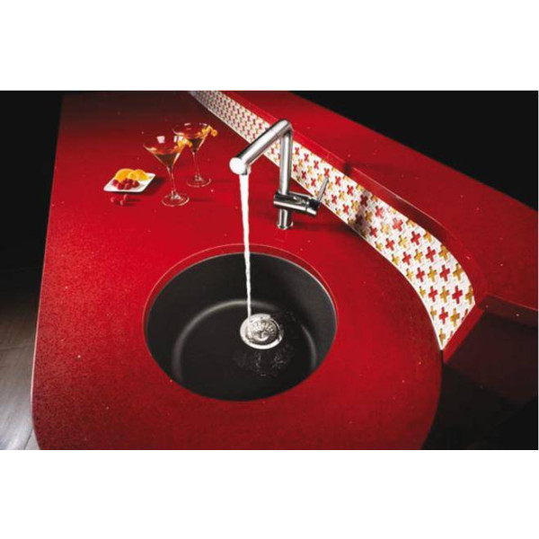 Blanco 51RND Rondo Solid Granite Rounded Single Bowl Bar Kitchen Sink