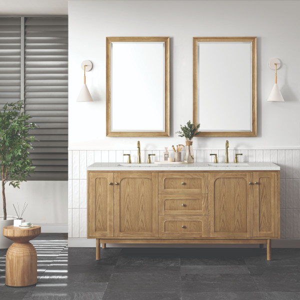 James Martin 545-V72-LNO-3LDL 72" Vanity Light Natural Oak w/ Lime Delight Top