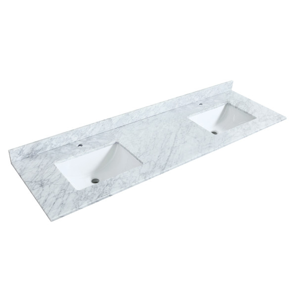 Wyndham WCF111172DWZCMUNSM70 Icon 72 Inch Double Bathroom Vanity in White